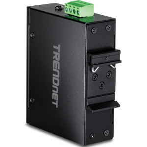 TRENDnet TI-PG50 5-Port Gigabit Ethernet Switch, 4 Gigabit PoE+ and 1 Gigabit ports, 10 Gbps switching capacity, DIN-rail/wall mount
